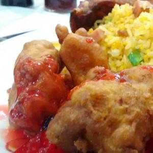 Pollo agridulce