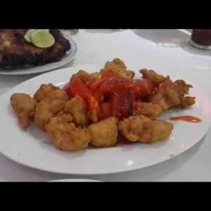 POLLO AGRIDULCE muy buena salsa