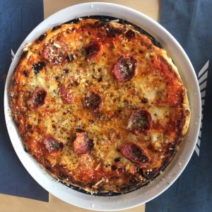 Pizza con Pepperoni 