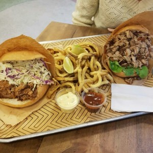 Pulled Pork y Porchetta