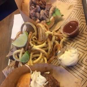 Pulled Pork & Porchetta Sandwichs