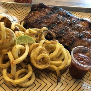 costilla BBQ en combo