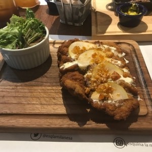 milanesa de pera azul