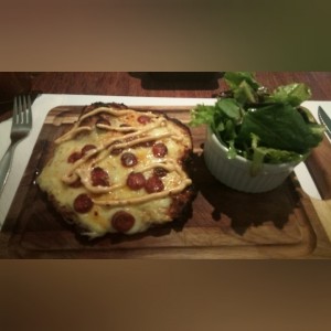 Milanesa con pepperoni