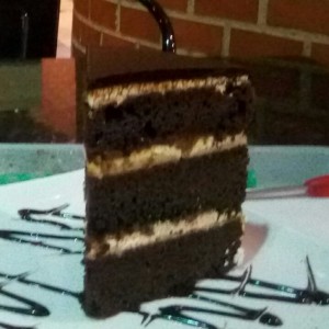 brownie con queso crema