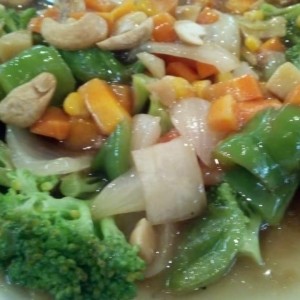 vegetales con merey