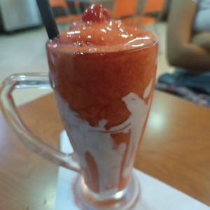 frappé de fresa 