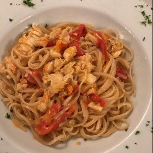 pasta con langosta 
