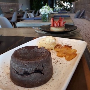 Fondant chocolate / Torta de queso