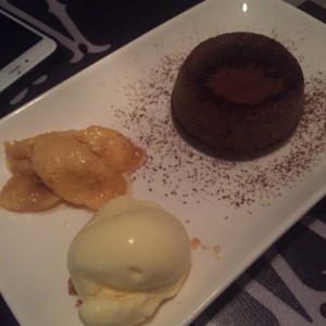 Volcan de chocolate