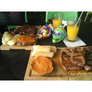 Izquierda: Solomo cuerito. Derecha: Lomito