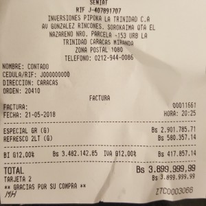 factura 21 de mayo