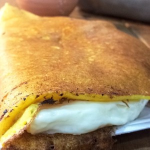 cachapa con queso, deliciosa!!!