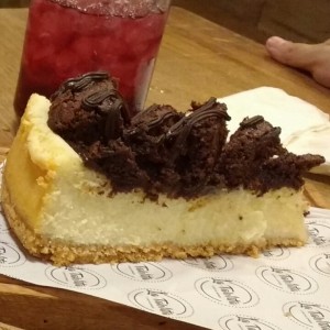 Cheese cake de brownie