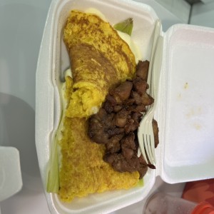 Cachapa con Queso y Pernil