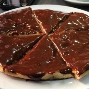 pizza de chocolate