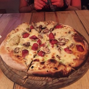 pizza a la crema