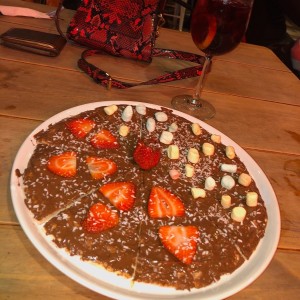 Postres - Focaccia di Nutella