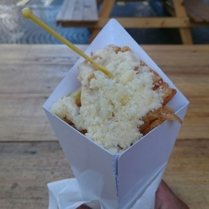 papas con queso manchego