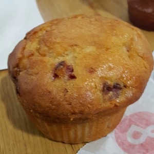muffin de fresa