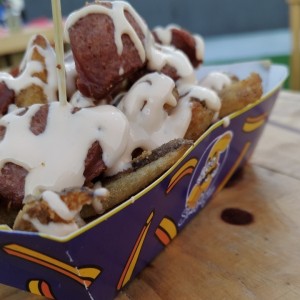 papás con chorizo uff