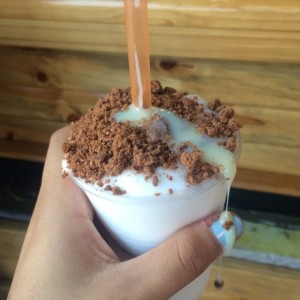 Cocada con Brownie 