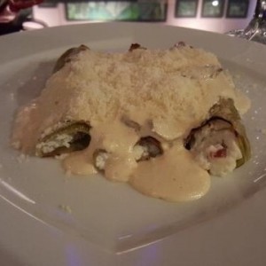 tortelloni con crema de queso 