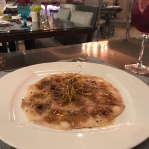 Carpaccio de Pez Espada