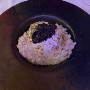 risotto cacio e pepe
