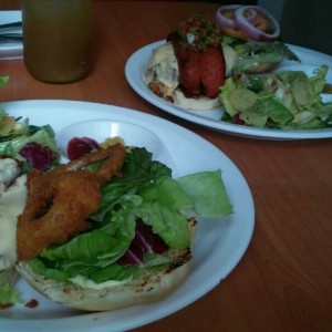 pollo crispy y parri- burguer