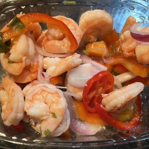 Camarones a la vinagreta (para llevar) una exquisitez!!
