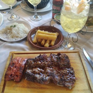 Solomo especial con chorizo.