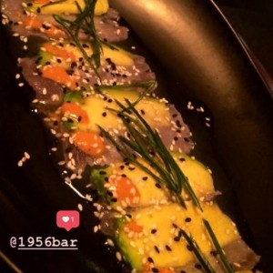 Tiradito de atun