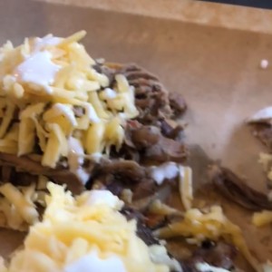 tostada carne