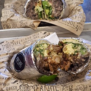Burrito Mixto y de Pulled Pork