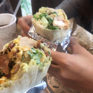 burrito de porkbelly y pollo