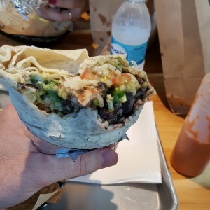 burrito de pollo