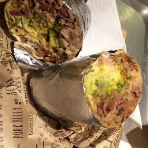 Burrito pork belly