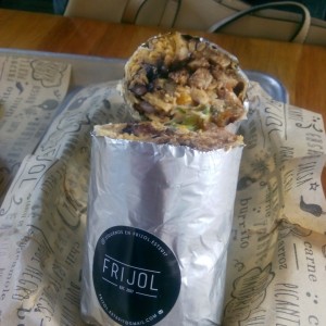 burrito de pollo