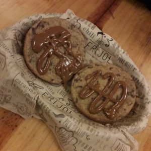 Galetas de chocolate con arequipe 