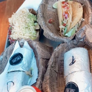 Tacos, Baby nachos y Babys burritos