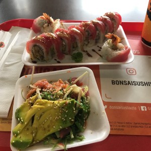 kasai Roll y ensalada Bonsai