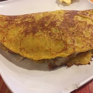 Cachapa de Pernil y Queso de Mano