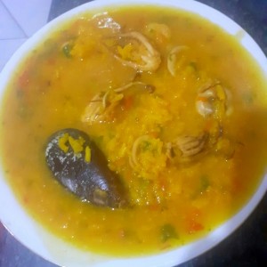 Asopado de mariscos 