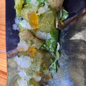 herb marinated robalo and lemon 