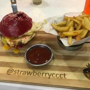 Hamburguesa con papas