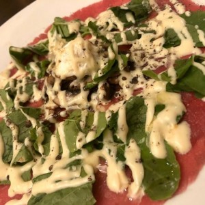 Carpaccio de lomito