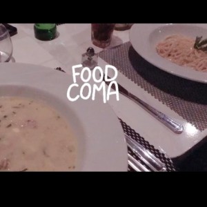 chupe de pollo y pasta a la crema