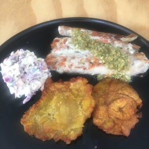pescado con chimichurri (EL MEJOR PLATO PRINCIPAL)!!!!