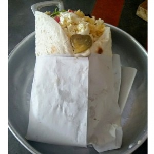 Burrito de carne molida (parte del combo Juanito Burro)